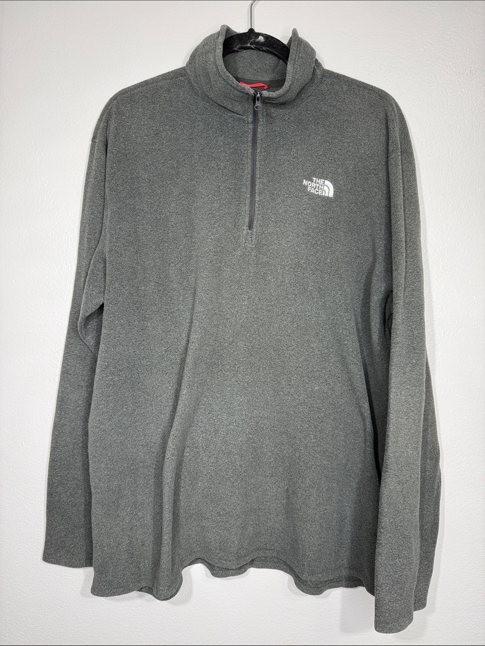 Men’s NorthFace 1/4 Zip Fleece gray xl